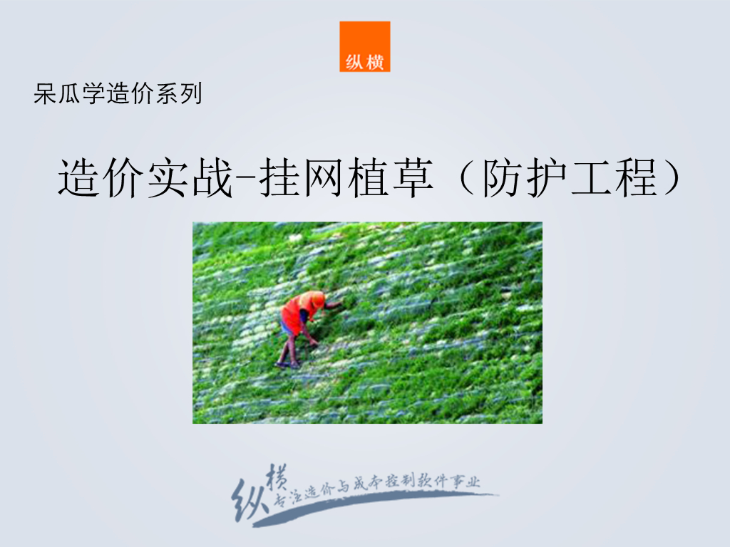 挂网植草与预制框格填土绿化工程基础知识