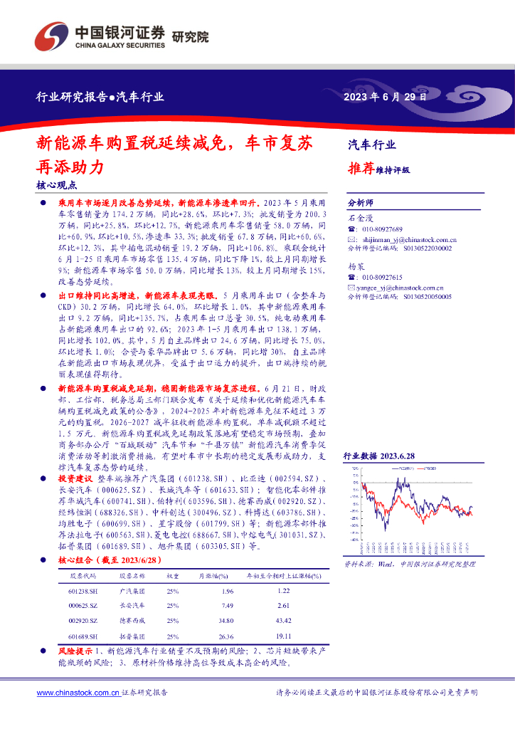 中国银河：新<em>能源</em>车购置税延续减免，车市复苏再添助力 海报