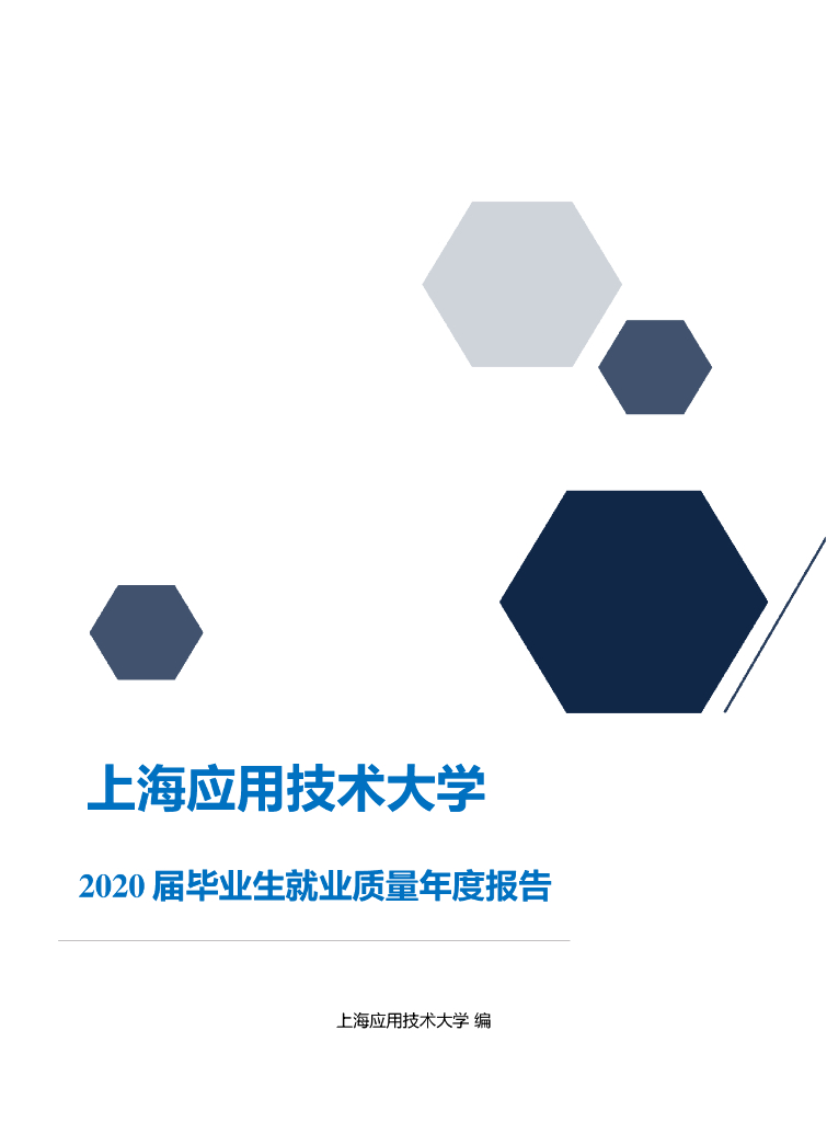 上海应用技术大学2020届毕业生就业质量年度报告