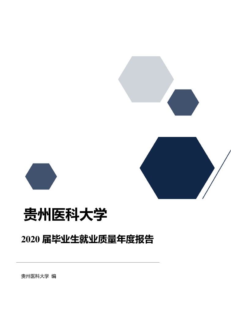 贵州医科大学2020届毕业生就业质量年度报告