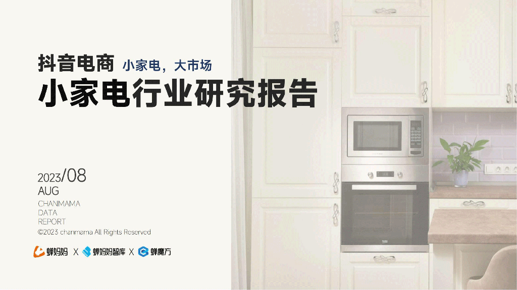 蝉妈妈智库：2023<em>抖音</em>电商小家电行业研究报告（小家电，大市场） 海报