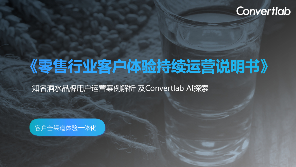 Convertlab：零售行业客户体验持续运营说明书——知名酒水品牌用户运营案例解析及Convertlab AI探索