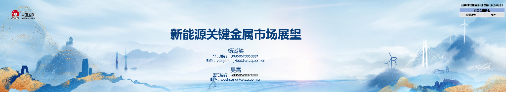 五矿证券：新能源关键金属市场展望