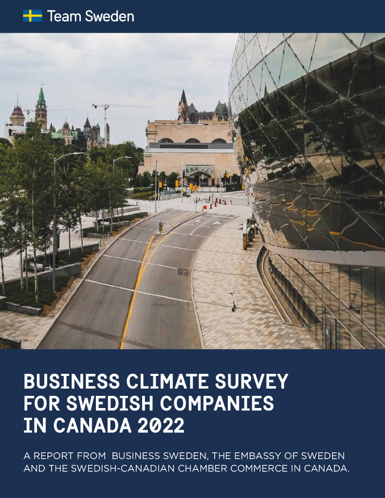 Business Sweden：2022年加拿大商业环境调查报告（英文版）