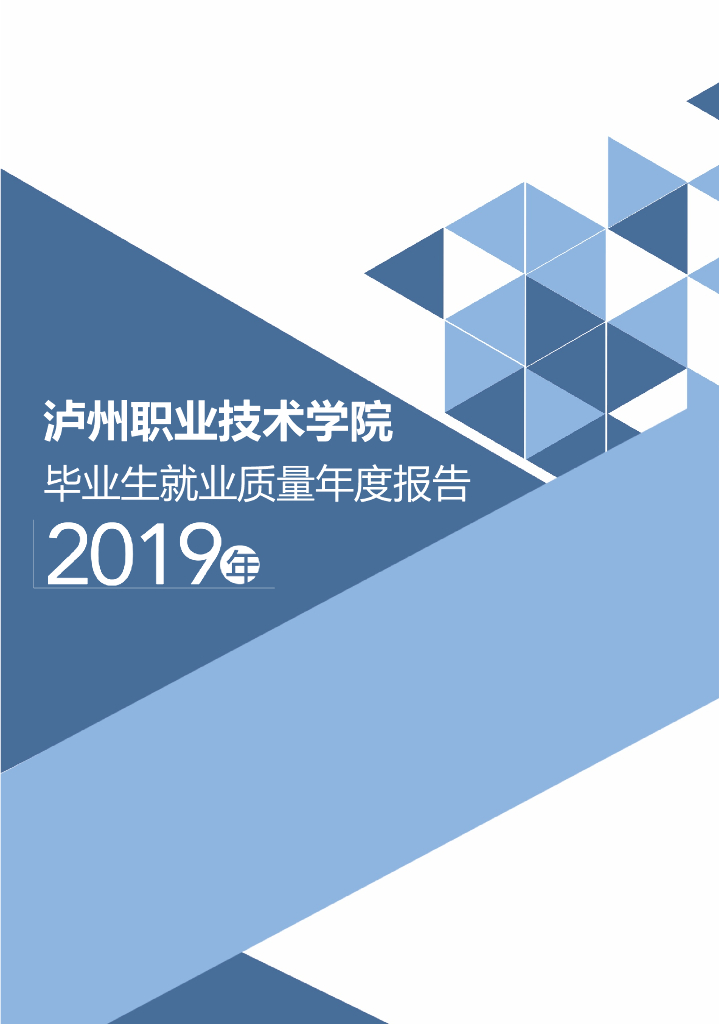 泸州职业技术学院2019年度毕业生就业质量年度报告