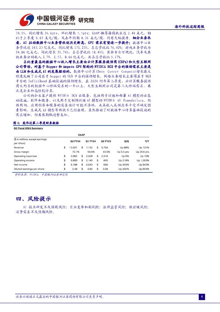 中国银河：海外科技追踪周报：OpenAI发布ChatGPT Enterprise，大模型及算力算法需求不减_第8页