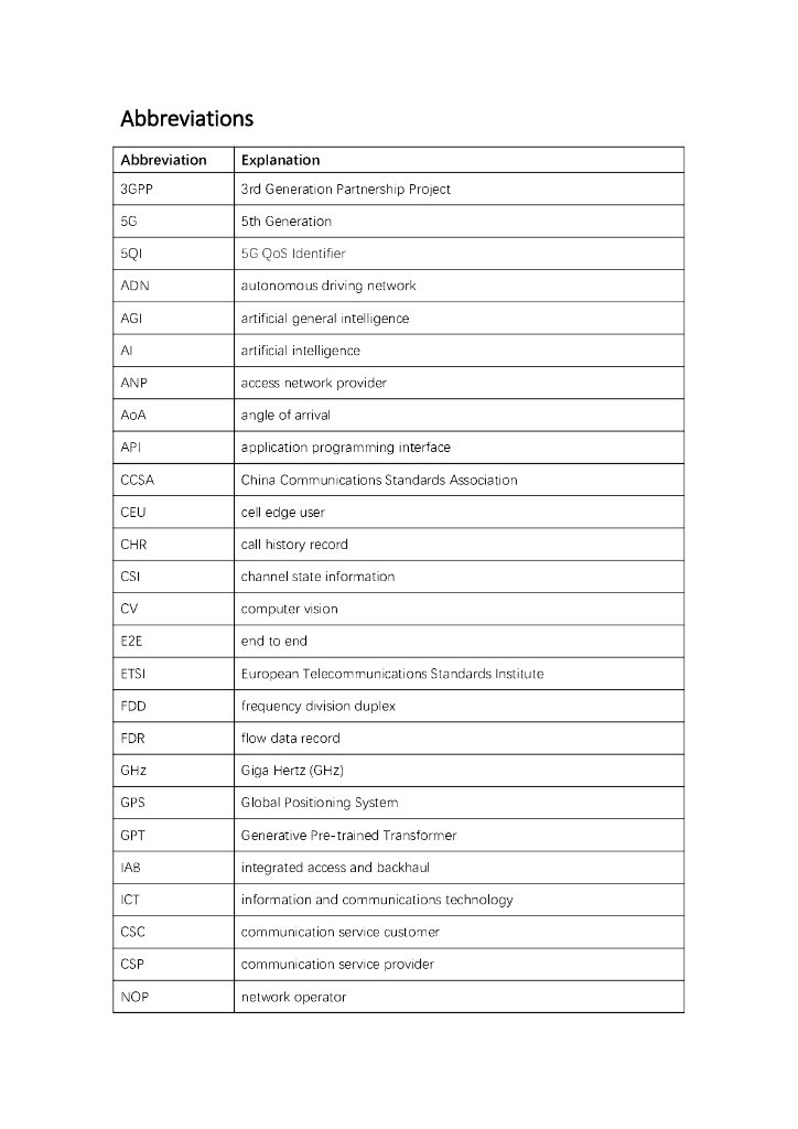 GTI：5G无线网络智能化技术需求白皮书（英文版）_第6页