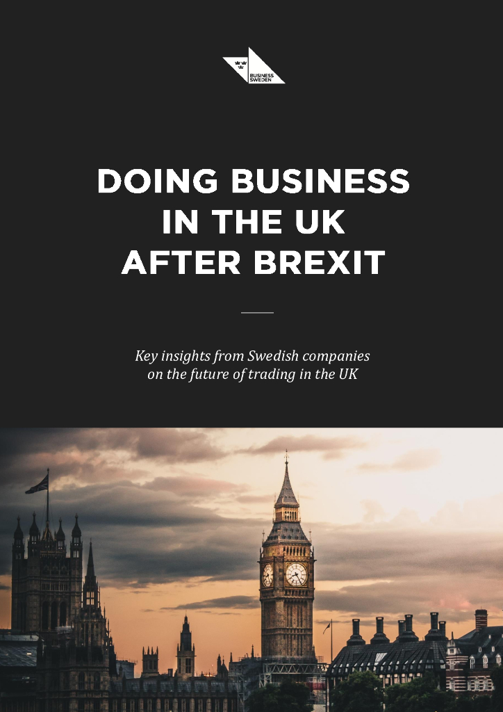 Business Sweden：瑞典公司对英国未来贸易的主要见解（英文版）