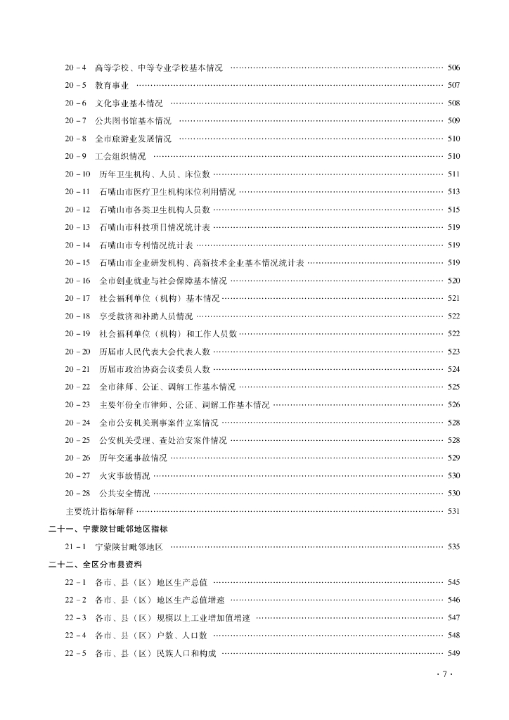 石嘴山统计年鉴2021_第7页