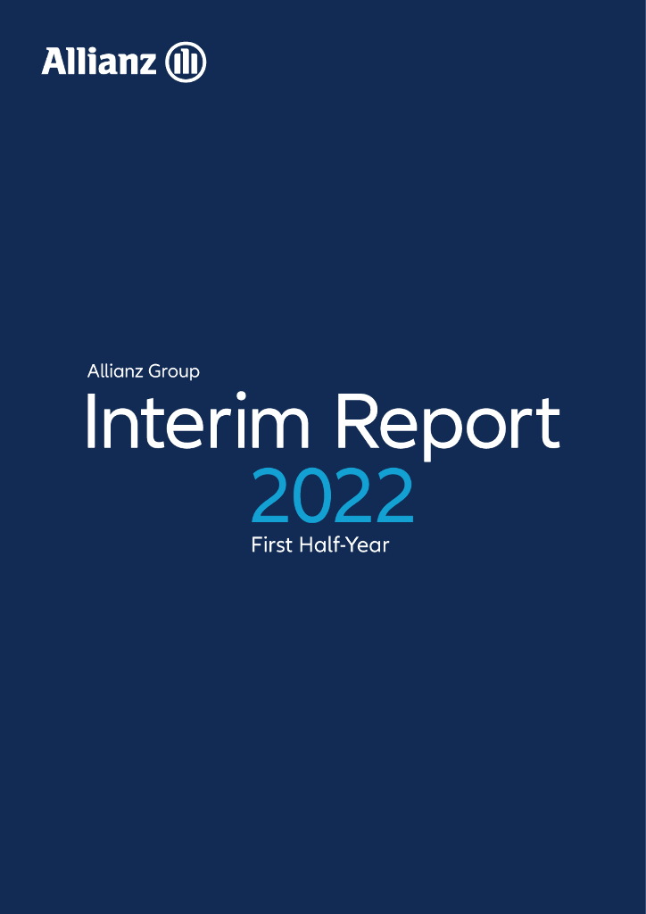 安联保险集团（ALLIANZ）2022年半年度报告（英文版）