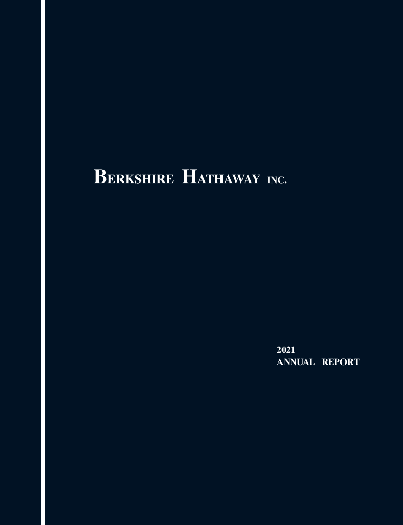 伯克希尔-哈撒韦公司（BERKSHIRE HATHAWAY）2021年年度报告（英文版）