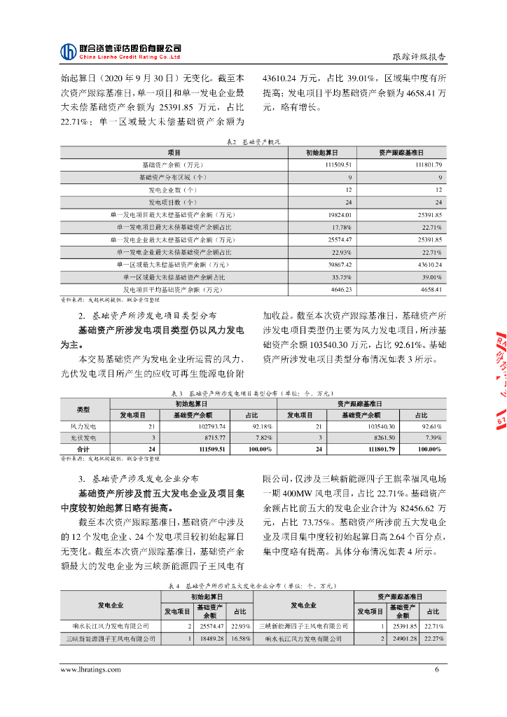 联合资信：中国三峡新能源(集团)股份有限公司2021年度第一期绿色资产支持票据(碳中和债)2022年跟踪评级报告_第7页
