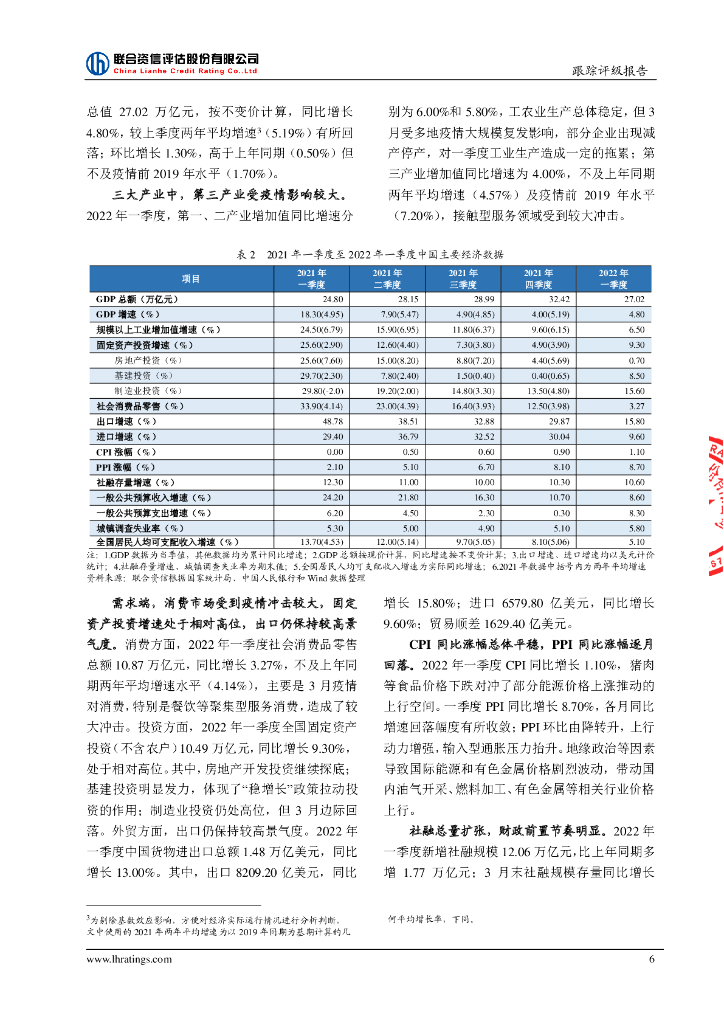 联合资信：常州地铁集团有限公司2021年度第一期绿色中期票据(碳中和债)2022年跟踪评级报告_第7页