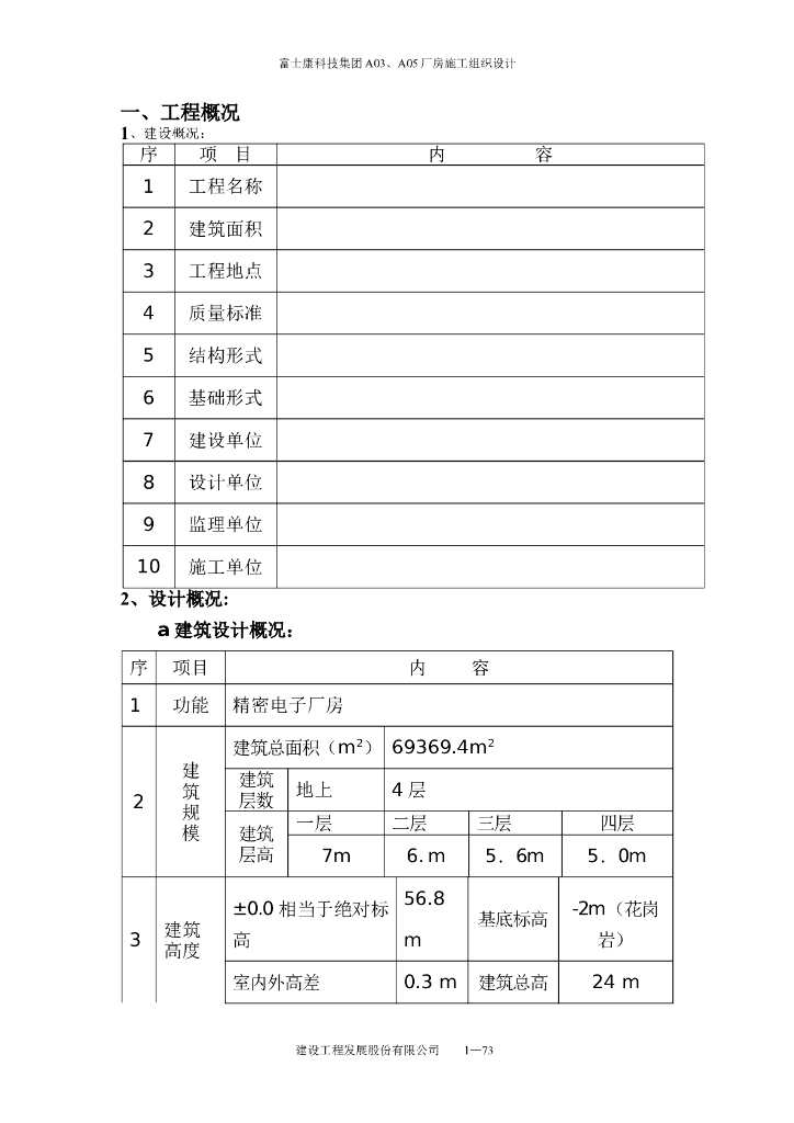 奥体施工组织设计框架