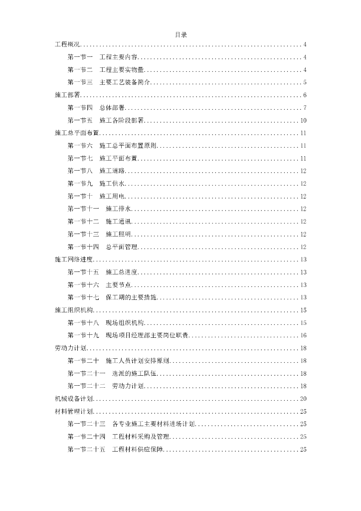 某钢厂新建高炉工程施工组织设计