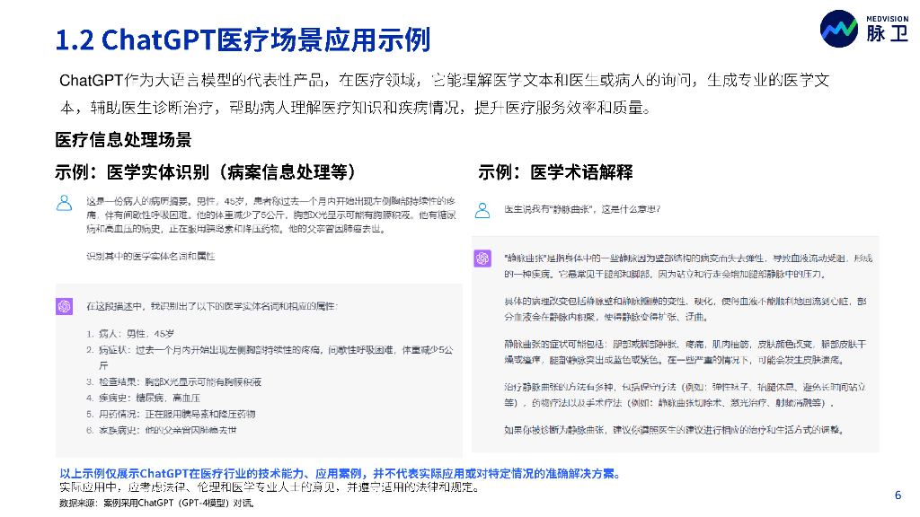 脉卫（MedVision）：2023ChatGPT医疗行业应用白皮书_第6页