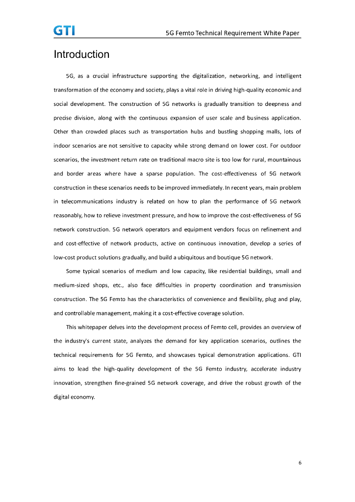 GTI：2023年5G一体化小站技术需求白皮书（英文版）_第6页