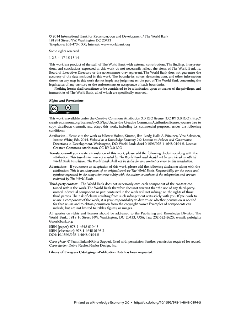 世界银行：发展方向报告-芬兰作为知识经济2.0：政策和治理的经验教训（英文版）_第6页