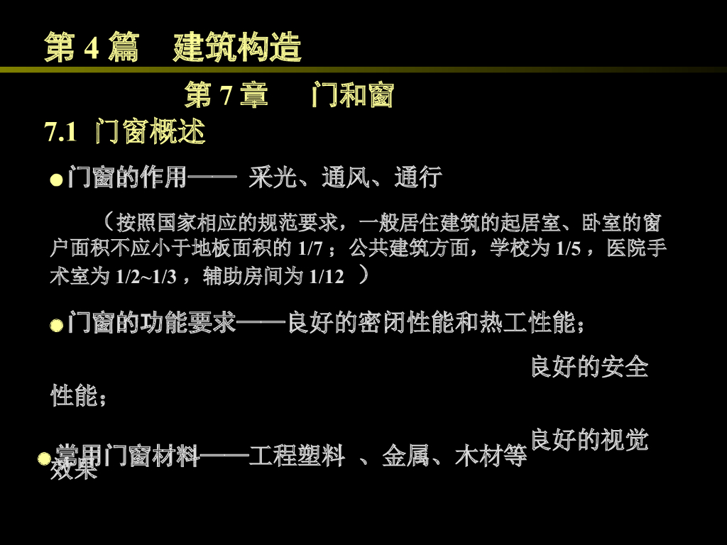 建築构造之门和窗（84p）