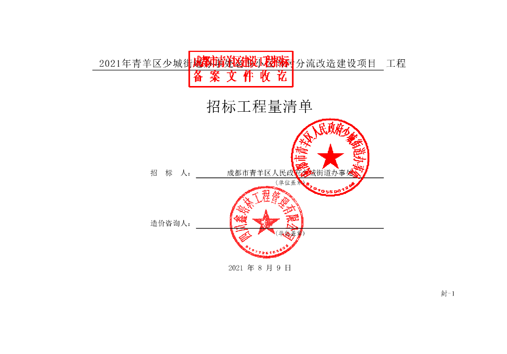 老旧小区雨污分流改造项目清单案例167P