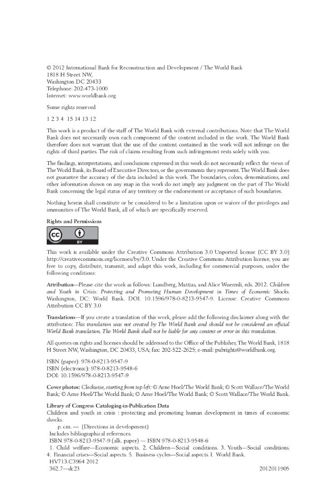 世界银行：发展方向报告-危机中的儿童和青年：在经济冲击时期保护和促进人类发展（英文版）_第6页
