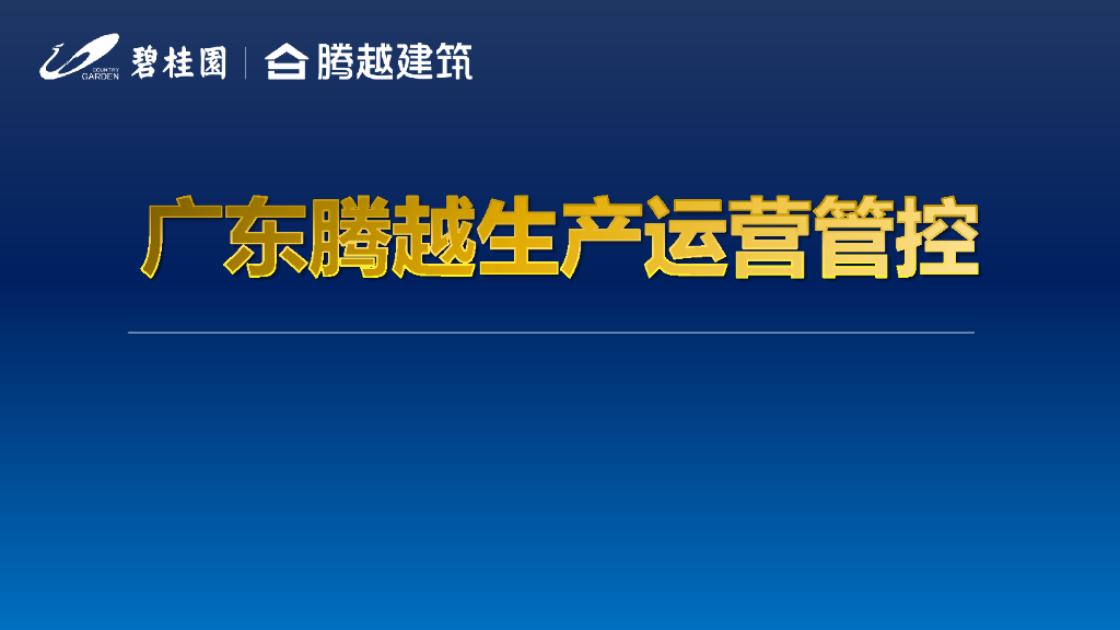 标杆地产生产运营管控（82页）