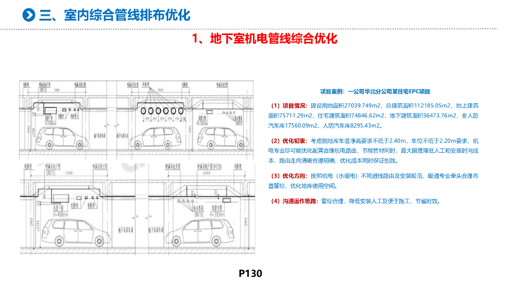 【名企机电设计】室内综合管线排布优化