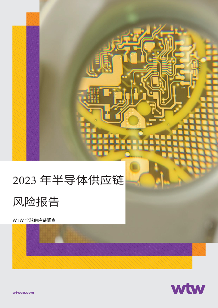 WTW：2023年半导体<em>供应链</em>风险报告 海报