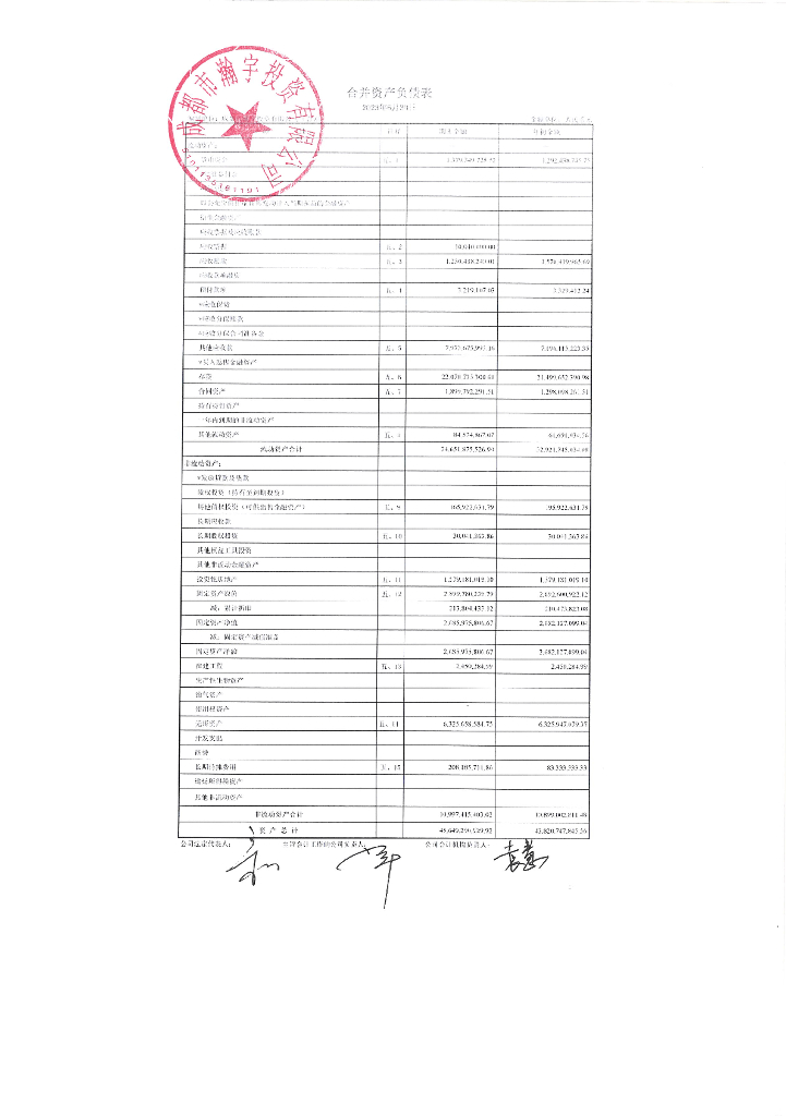 成都市瀚宇投资有限公司2023年半年度财务报表及附注(含担保人财务报表)(以此为准)