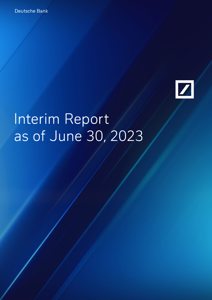 德意志银行股份有限公司2023年半年度财务报表(英文)