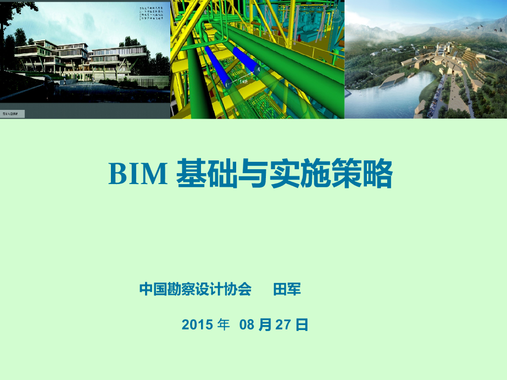 BIM基础与实施策略