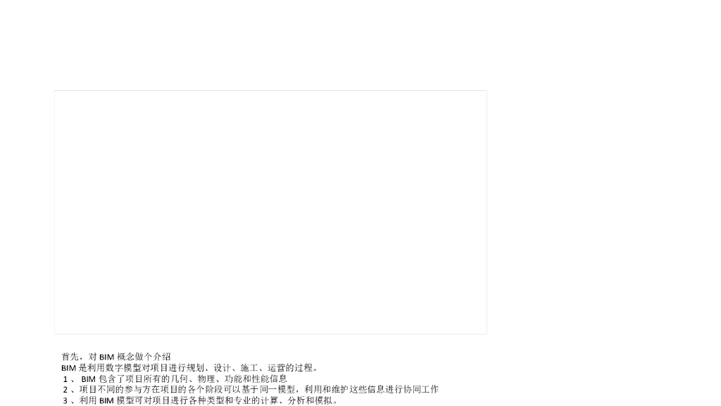 BIM简介与建筑领域的新技术应用