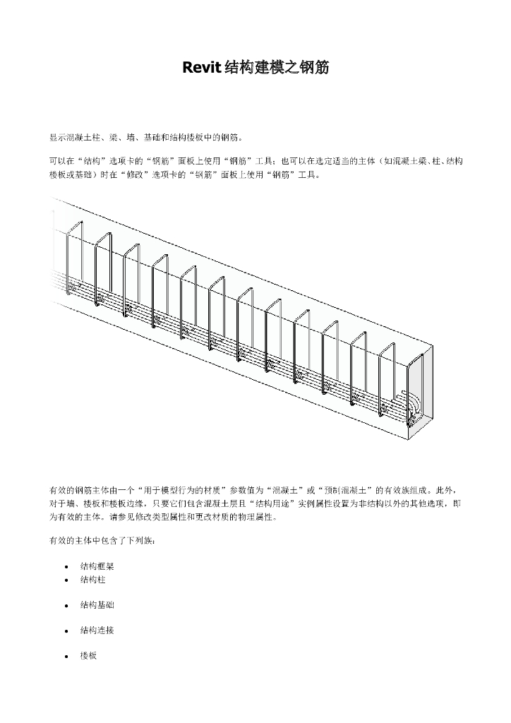 Revit结构建模之钢筋