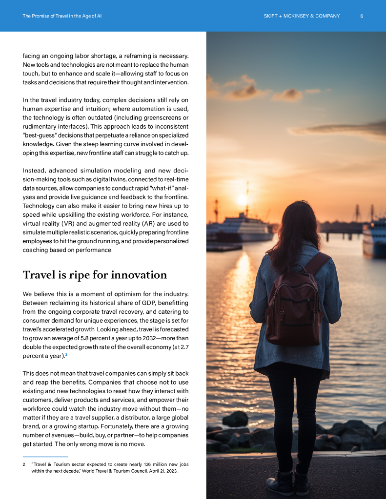 麦肯锡：2023年人工智能时代的旅游业发展前景分析报告（英文版）_第6页