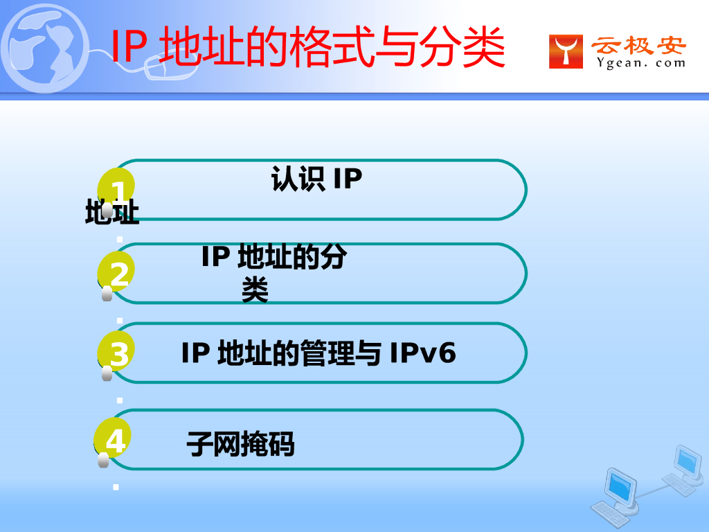 IP地址的分类与管理,PPT