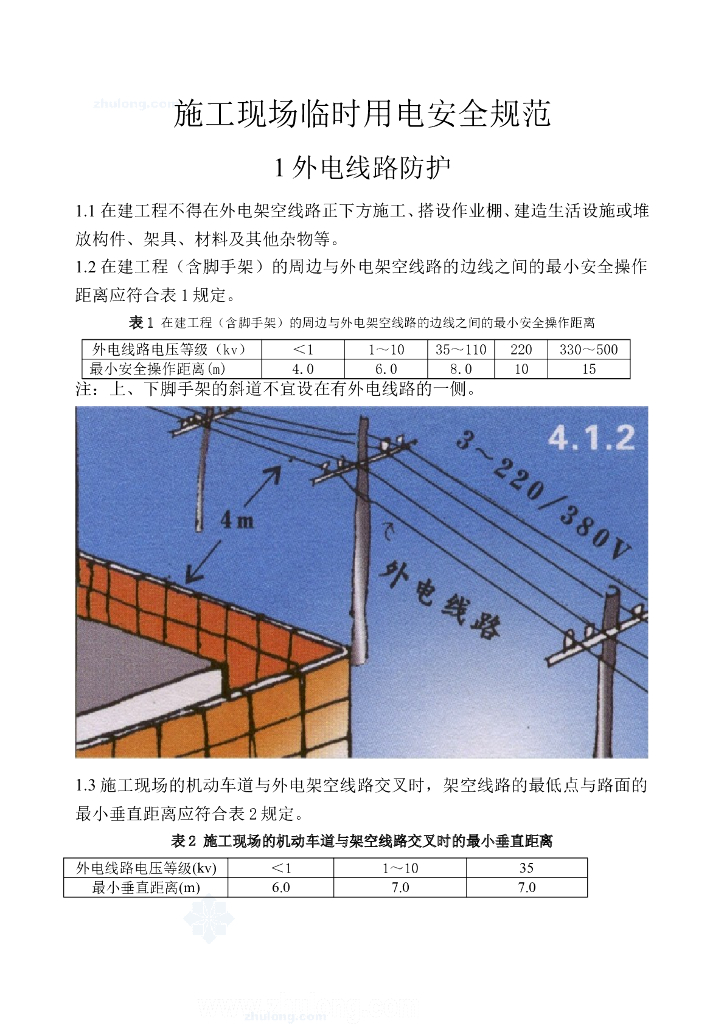 施工现场临时用电安全规范图文解析