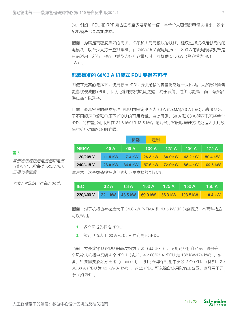 施耐德电气：2023人工智能带来的颠覆：数据中心设计的挑战及相关指南白皮书_第7页