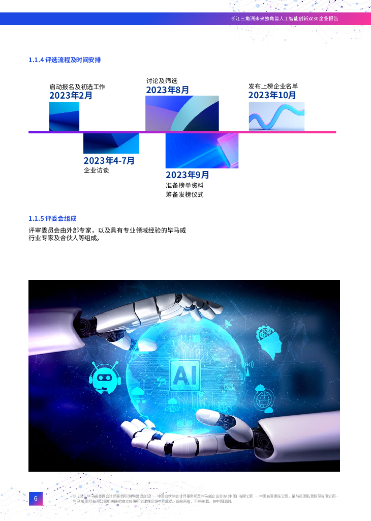 毕马威：2023长江三角洲未来独角兽人工智能创新双30企业报告_第7页
