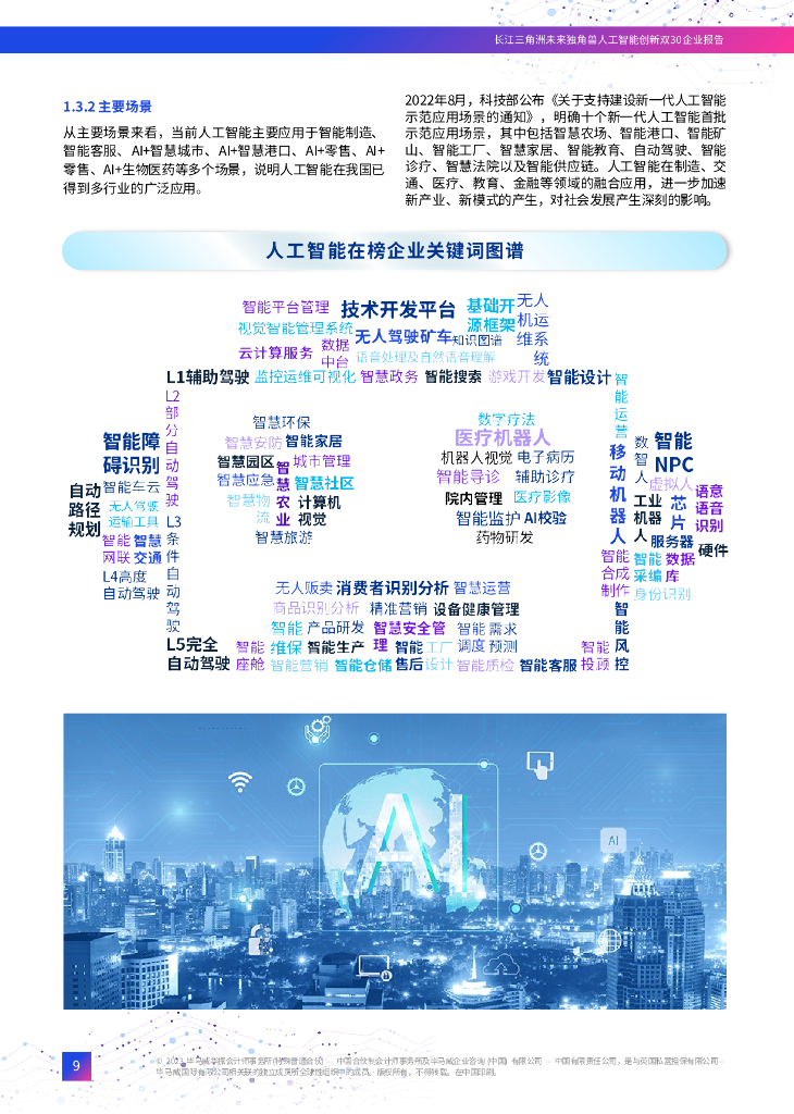 毕马威：2023长江三角洲未来独角兽人工智能创新双30企业报告_第10页