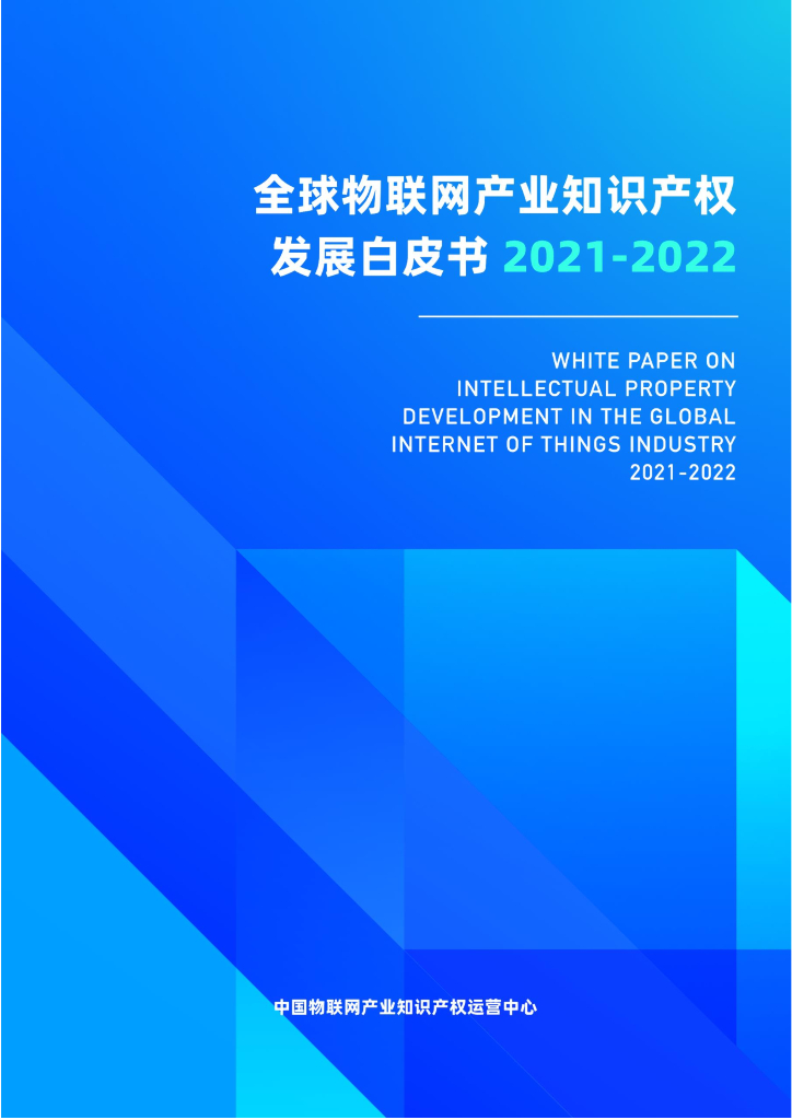中国物联网产业知识产权运营中心：全球物联网产业知识产权发展白皮书2021-2022