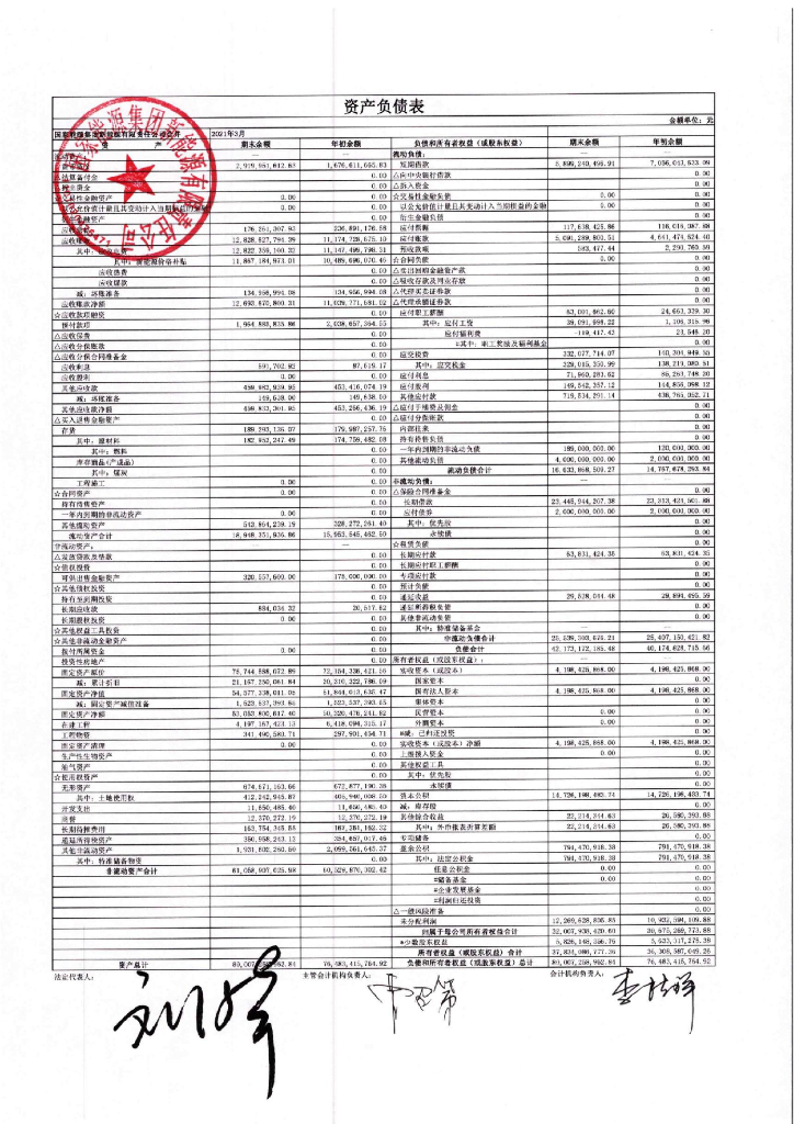 国家<em>能源</em>集团新<em>能源</em>有限责任公司2021年一季度合并及母公司财务报表 海报