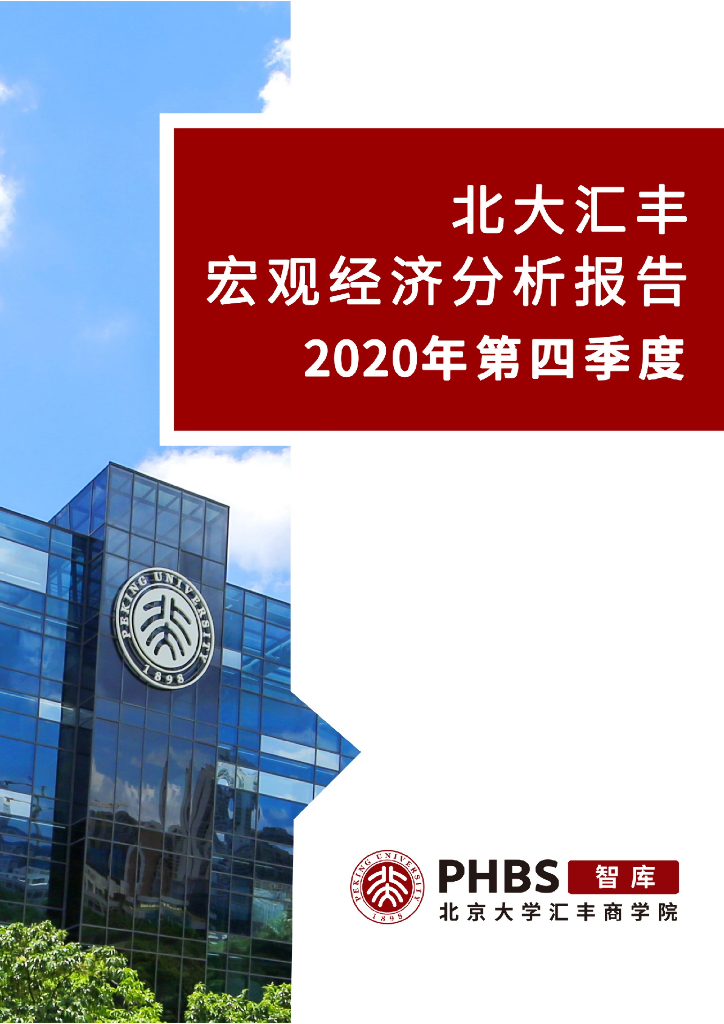 北大汇丰智库：北大汇丰宏观经济分析报告-2020年第四季度