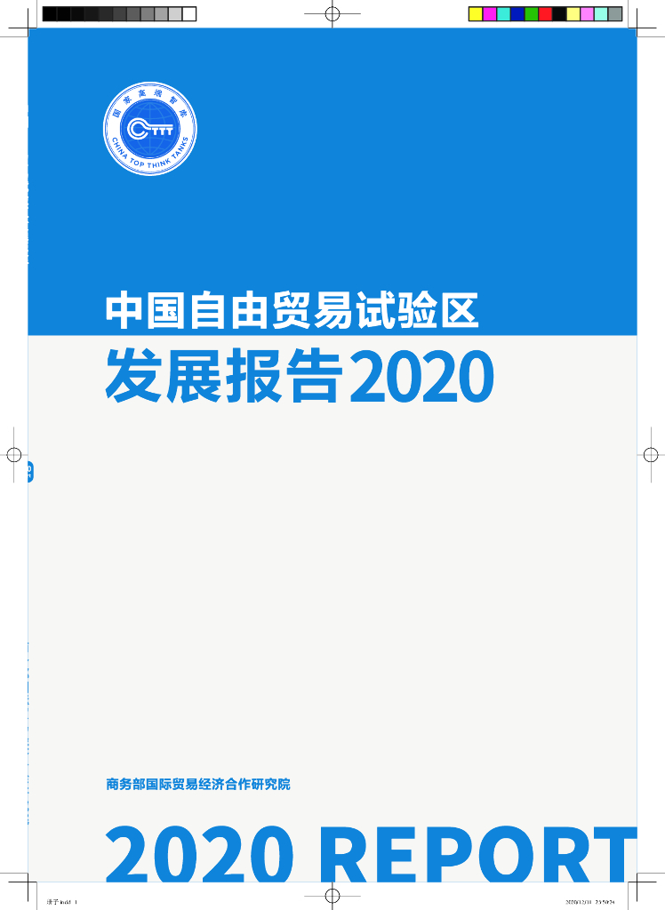 商务部研究院：中国自由贸易试验区发展报告（2020）
