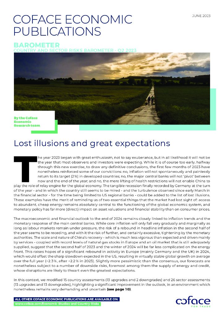 LOST ILLUSIONS AND GREAT EXPECTATIONS IN COFACE BAROMETER FOR Q2-2023