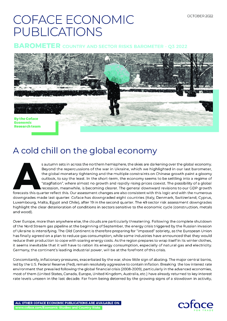 A COLD CHILL ON THE GLOBAL ECONOMY - BAROMETER Q3 2022