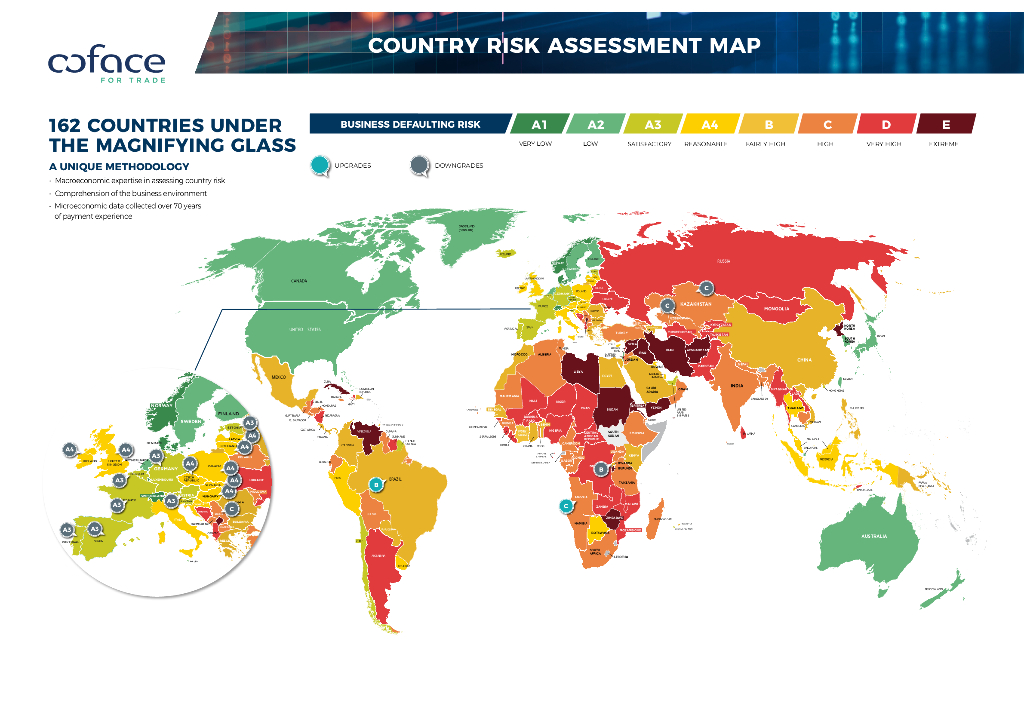 COUNTRY RISK ASSESSMENT MAP - Q2 2022
