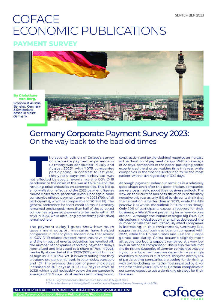 GERMANY CORPORATE PAYMENT SURVEY 2023