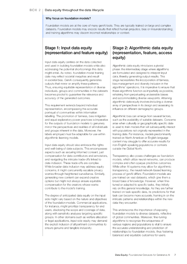 世界经济论坛：数据公平：生成人工智能的基础概念（英文版）_第7页