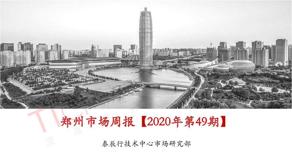 泰辰行-2020年12月3周郑州市场监控