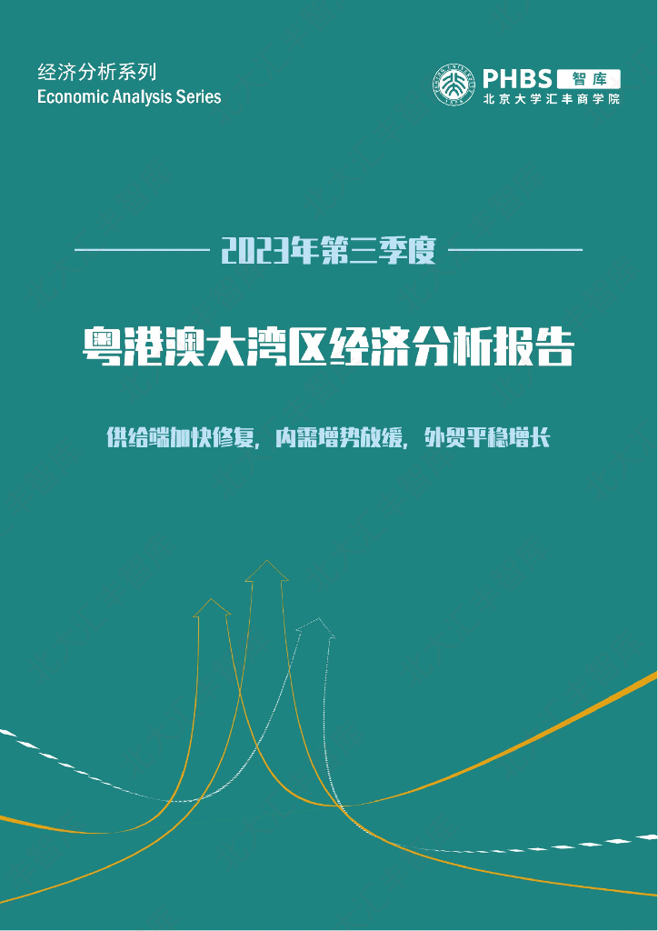 北大汇丰智库：2023年第三季度粤港澳大湾区经济分析报告